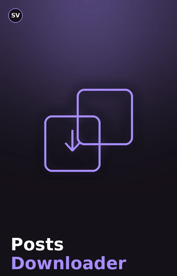 Posts Downloader — download Instagram posts